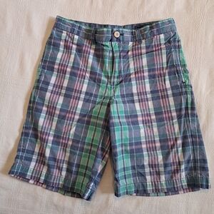 Vineyard Vines boys size 14 plaid shorts, EUC